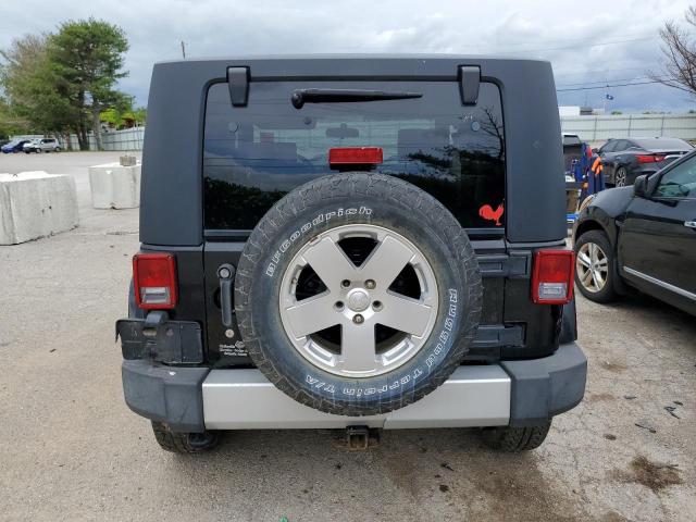 1J4AA5D13AL125389 - 2010 JEEP WRANGLER SAHARA BLACK photo 6