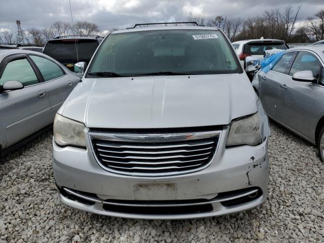 2C4RC1CG1CR124253 - 2012 CHRYSLER TOWN & COU TOURING L SILVER photo 5