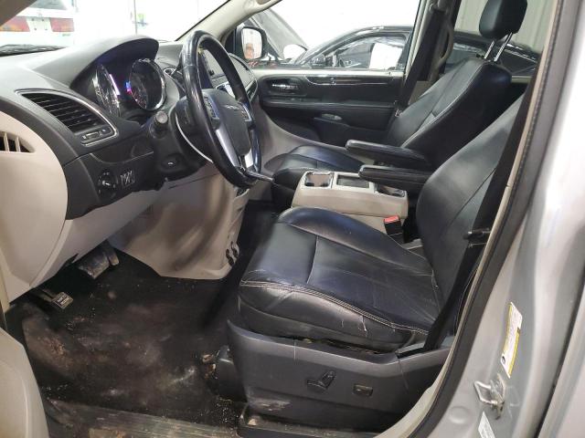 2C4RC1CG1CR124253 - 2012 CHRYSLER TOWN & COU TOURING L SILVER photo 7