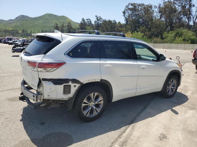 5TDJKRFH2ES031318 - 2014 TOYOTA HIGHLANDER XLE Սպիտակ լուսանկար 3
