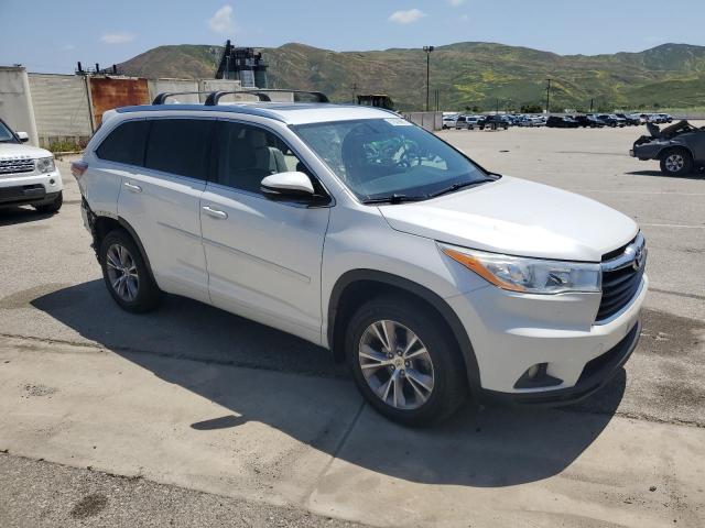 5TDJKRFH2ES031318 - 2014 TOYOTA HIGHLANDER XLE Սպիտակ լուսանկար 4