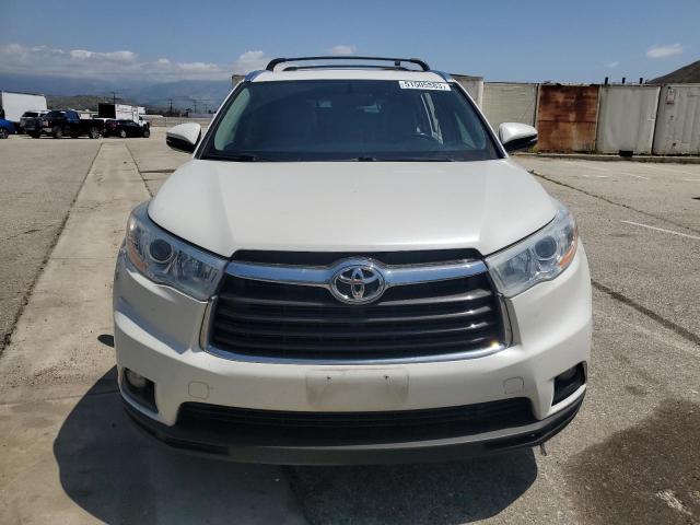 5TDJKRFH2ES031318 - 2014 TOYOTA HIGHLANDER XLE Սպիտակ լուսանկար 5