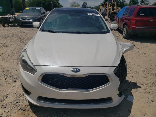 KNALN4D73F5196912 - 2015 KIA CADENZA PREMIUM WHITE photo 5