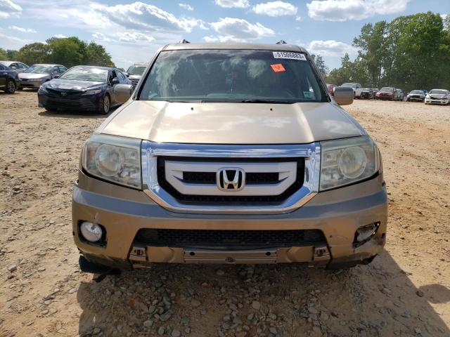 5FNYF4H86AB001496 - 2010 HONDA PILOT TOURING GOLD photo 5