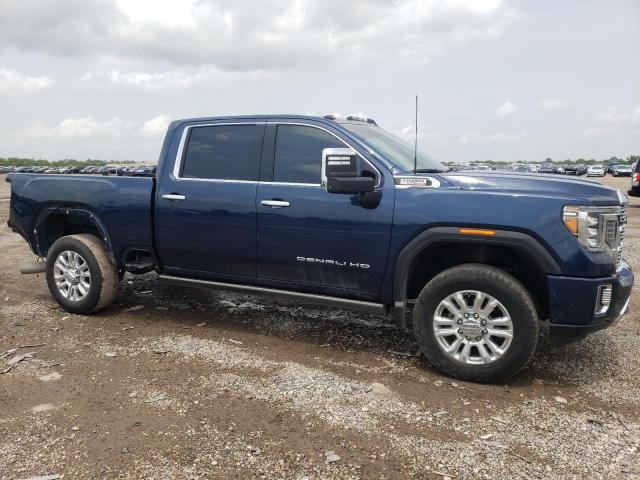 1GT49REY6MF190139 - 2021 GMC SIERRA K2500 DENALI BLUE photo 4