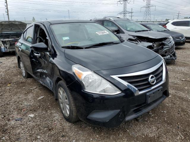 3N1CN7AP1FL800372 - 2015 NISSAN VERSA S BLACK photo 1