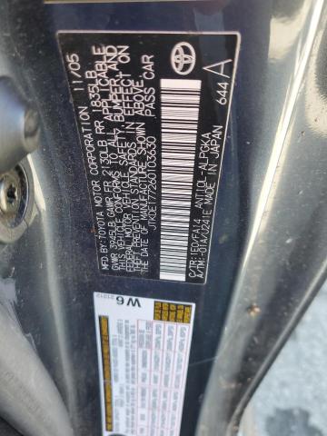 JTKDE177260103630 - 2006 TOYOTA SCION TC 灰色 照片 12