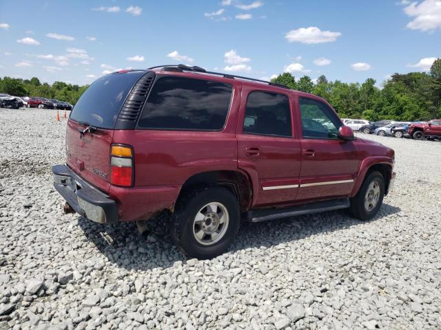 1GNEK13T35J215036 - 2005 CHEVROLET TAHOE K1500 BURGUNDY photo 3