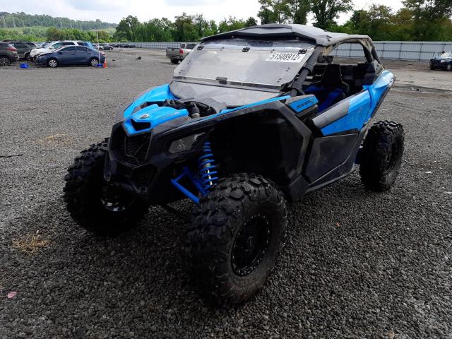 3JBVGAW48MK001206 - 2021 CAN-AM MAVERICK X DS TURBO R BLUE photo 2