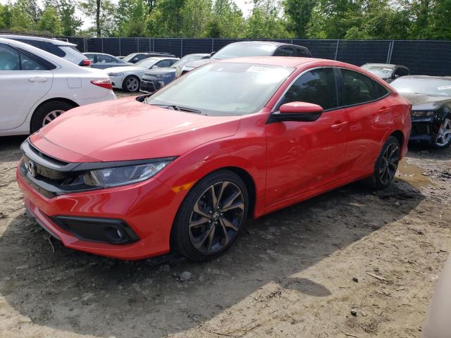 2HGFC2F89MH535373 - 2021 HONDA CIVIC SPORT 红色 照片 1