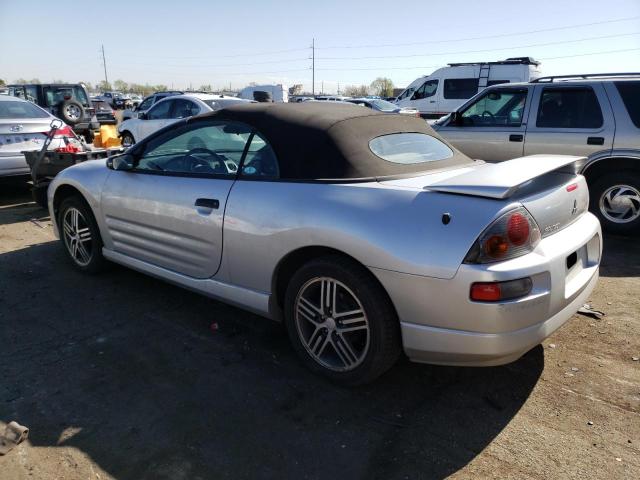 4A3AE55H63E052531 - 2003 MITSUBISHI ECLIPSE SPYDER GT SILVER photo 2