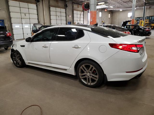 5XXGR4A65DG097439 - 2013 KIA OPTIMA SX WHITE photo 2