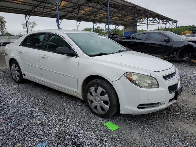 1G1ZG57B094198651 - 2009 CHEVROLET MALIBU LS WHITE photo 4