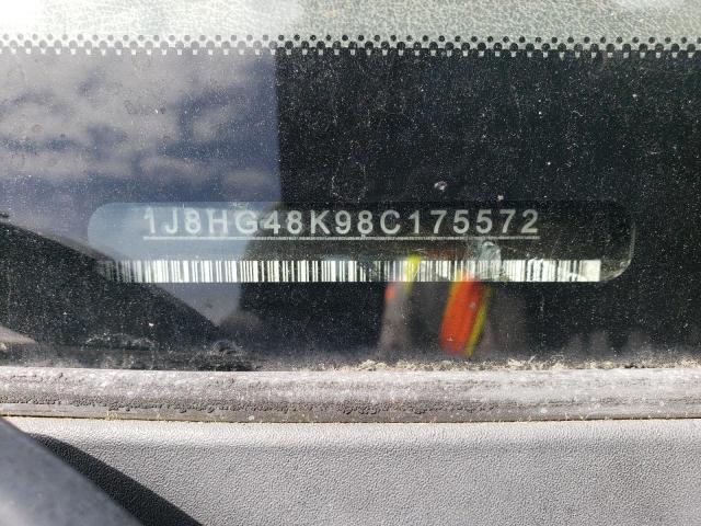 1J8HG48K98C175572 - 2008 JEEP COMMANDER SPORT Արծաթագույն լուսանկար 12