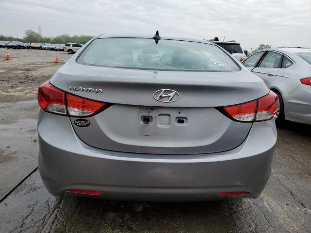 KMHDH4AE8CU326908 - 2012 HYUNDAI ELANTRA GLS GRAY photo 6