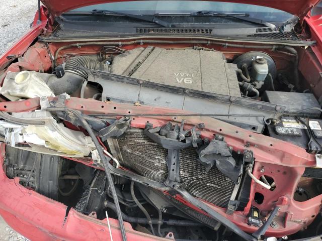5TEJU62N16Z292948 - 2006 TOYOTA TACOMA DOUBLE CAB PRERUNNER RED photo 11