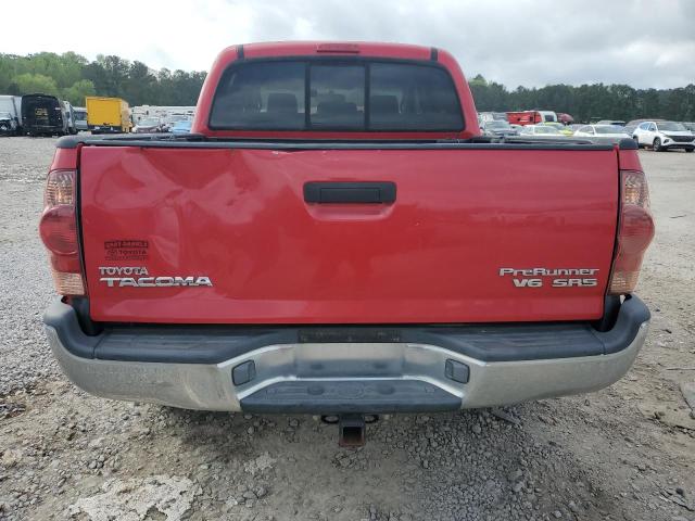 5TEJU62N16Z292948 - 2006 TOYOTA TACOMA DOUBLE CAB PRERUNNER RED photo 6