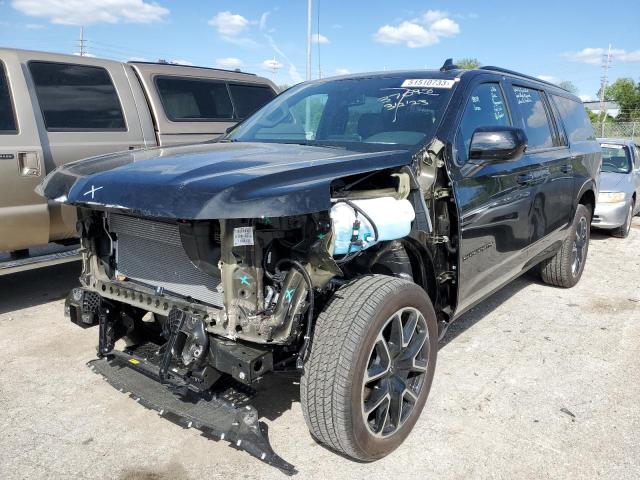 1GNSKEKD7PR263311 - 2023 CHEVROLET SUBURBAN K1500 RST BLACK photo 1