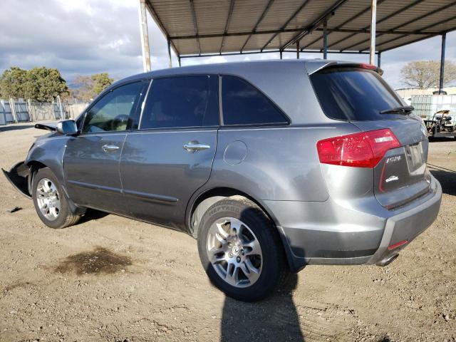 2HNYD28268H523209 - 2008 ACURA MDX GRAY photo 2