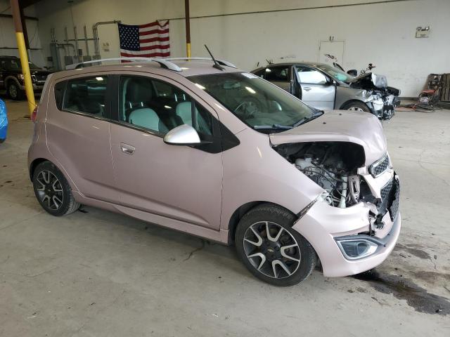 KL8CF6S91DC502149 - 2013 CHEVROLET SPARK 2LT PINK photo 4