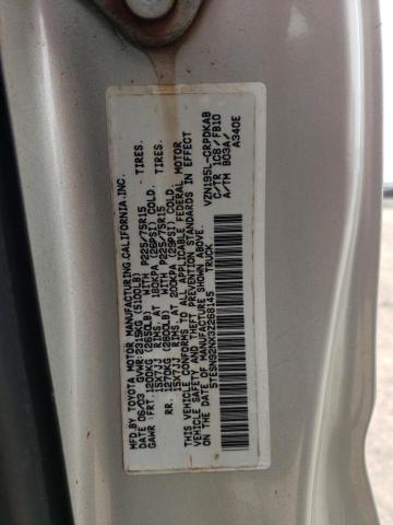 5TESN92NX3Z268145 - 2003 TOYOTA TACOMA XTRACAB PRERUNNER ვერცხლისფერი ფოტო 12