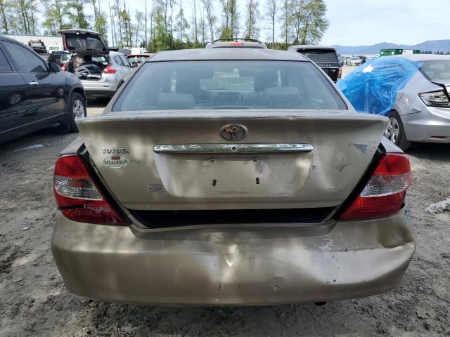 4T1BE32K44U802510 - 2004 TOYOTA CAMRY LE TAN photo 6