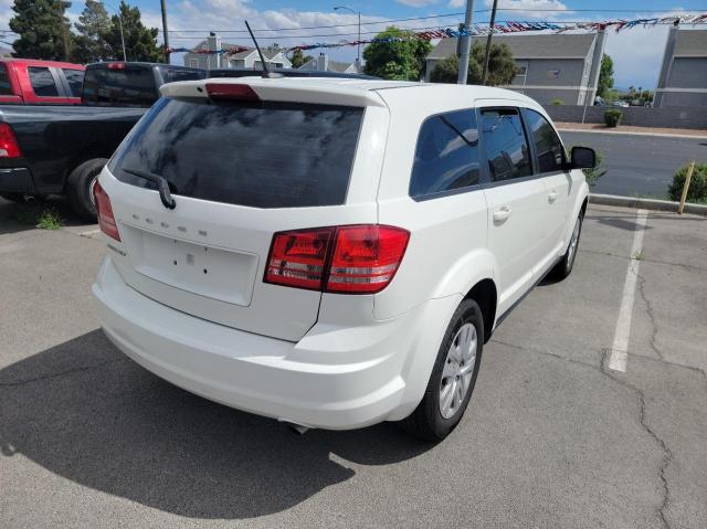 3C4PDCAB6ET235775 - 2014 DODGE JOURNEY SE WHITE photo 4