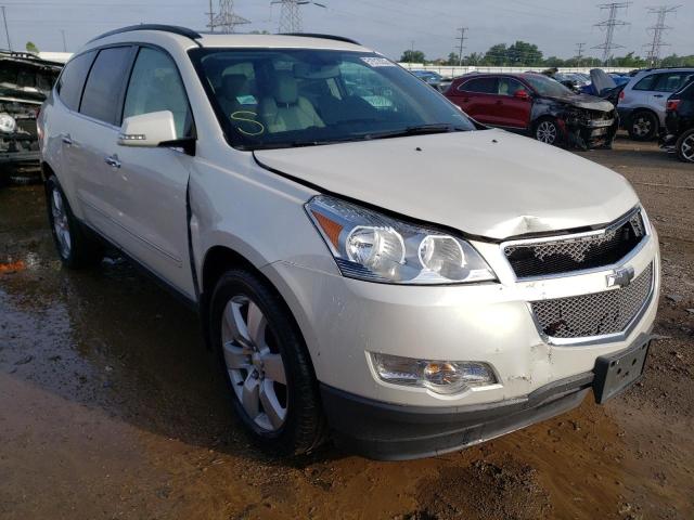 1GNKVLED1BJ399688 - 2011 CHEVROLET TRAVERSE LTZ WHITE photo 1