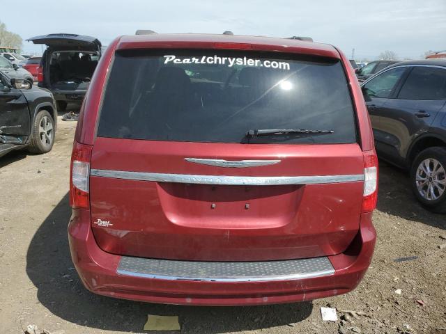2C4RC1CGXCR393206 - 2012 CHRYSLER TOWN & COU TOURING L RED photo 6