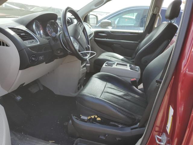 2C4RC1CGXCR393206 - 2012 CHRYSLER TOWN & COU TOURING L RED photo 7