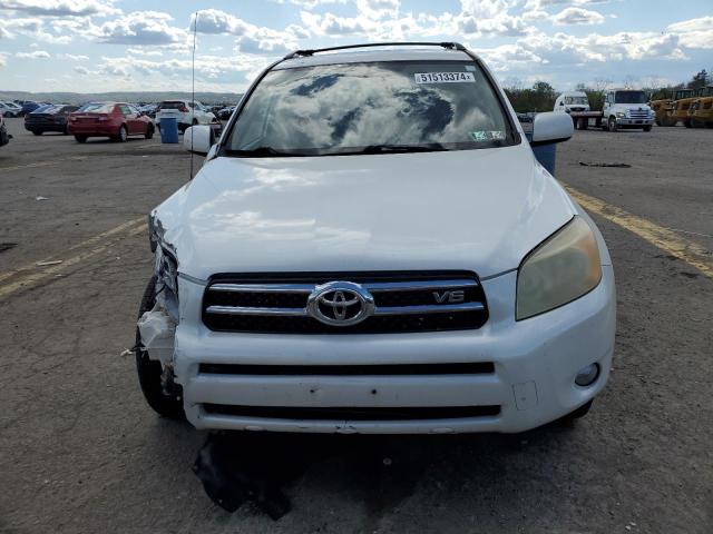 JTMBK31V775034626 - 2007 TOYOTA RAV4 LIMITED WHITE photo 5