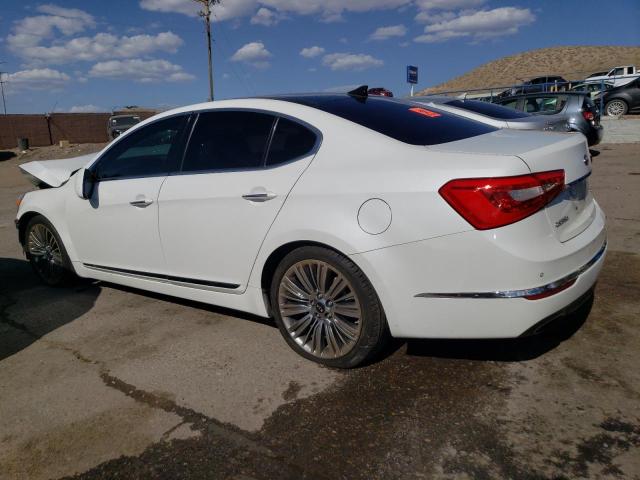 KNALN4D70E5140439 - 2014 KIA CADENZA PREMIUM WHITE photo 2