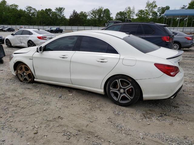 WDDSJ4GBXEN138911 - 2014 MERCEDES-BENZ CLA 250 4MATIC WHITE photo 2