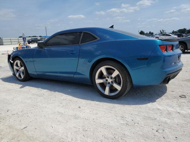 2G1FK1EJ0A9143168 - 2010 CHEVROLET CAMARO SS BLUE photo 2