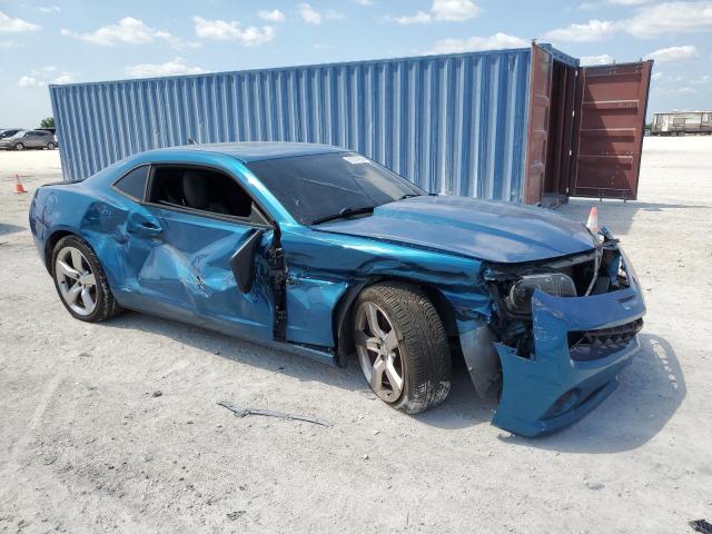 2G1FK1EJ0A9143168 - 2010 CHEVROLET CAMARO SS BLUE photo 4