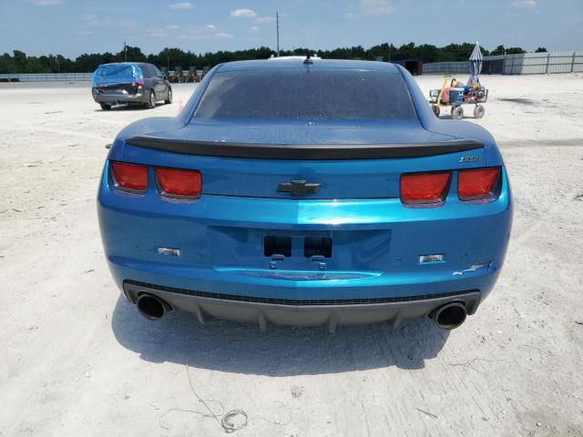 2G1FK1EJ0A9143168 - 2010 CHEVROLET CAMARO SS BLUE photo 6