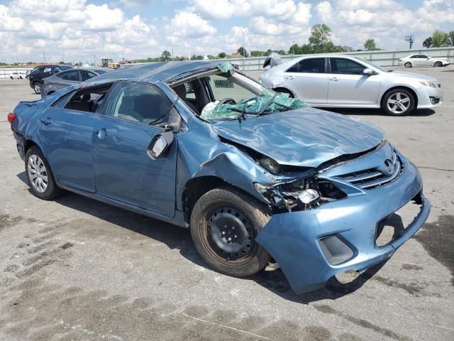 5YFBU4EE8DP151172 - 2013 TOYOTA COROLLA BASE BLUE photo 4