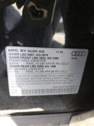 WA1G2AFY9L2050023 - 2020 AUDI Q5 PREMIUM BLACK photo 13