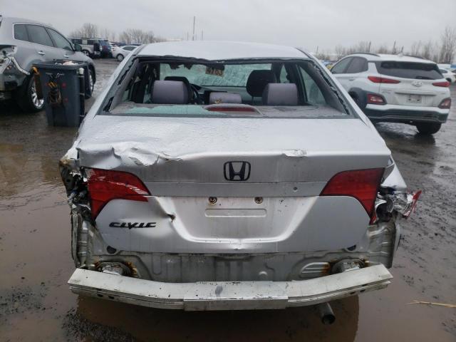 2HGFA16316H003767 - 2006 HONDA CIVIC DX VP SILVER photo 6