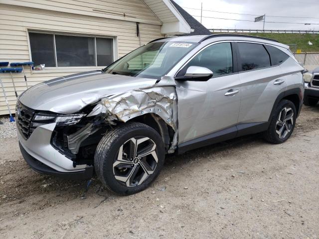 5NMJFCAEXNH016647 - 2022 HYUNDAI TUCSON SEL SILVER photo 1