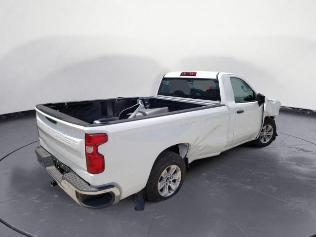 3GCNAAED2NG615835 - 2022 CHEVROLET SILVERADO C1500 WHITE photo 3