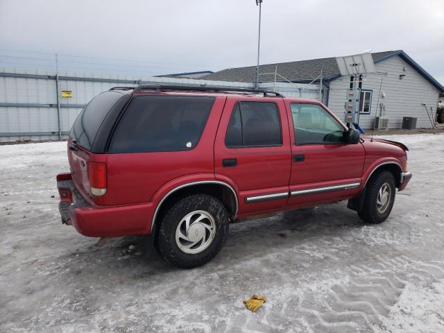 1GNDT13W4Y2228766 - 2000 CHEVROLET BLAZER RED photo 3