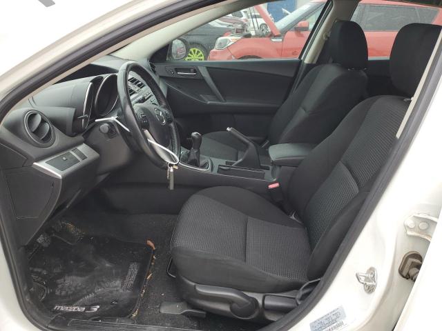 JM1BL1L73D1720066 - 2013 MAZDA 3 I WHITE photo 7