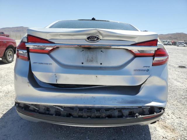 3FA6P0LU0HR285479 - 2017 FORD FUSION SE HYBRID SILVER photo 6