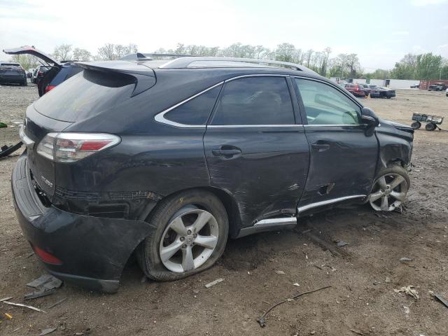 2T2BK1BA9BC117336 - 2011 LEXUS RX 350 BLACK photo 3