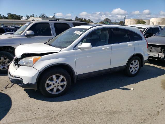 JHLRE38767C005114 - 2007 HONDA CR-V EXL WHITE photo 1