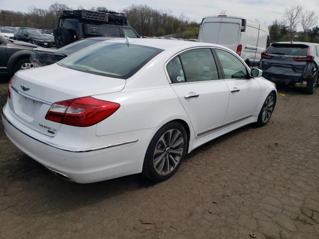 KMHGC4DH5EU265134 - 2014 HYUNDAI GENESIS 5.0L WHITE photo 3