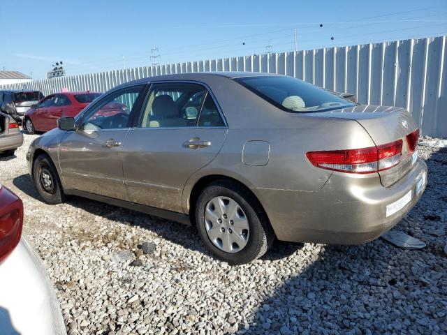 1HGCM56313A017003 - 2003 HONDA ACCORD LX TAN photo 2