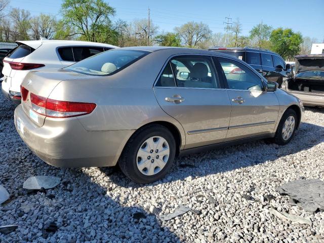 1HGCM56313A017003 - 2003 HONDA ACCORD LX TAN photo 3