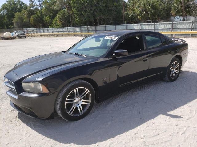 2C3CDXCT5CH302923 - 2012 DODGE CHARGER R/T BLACK photo 1